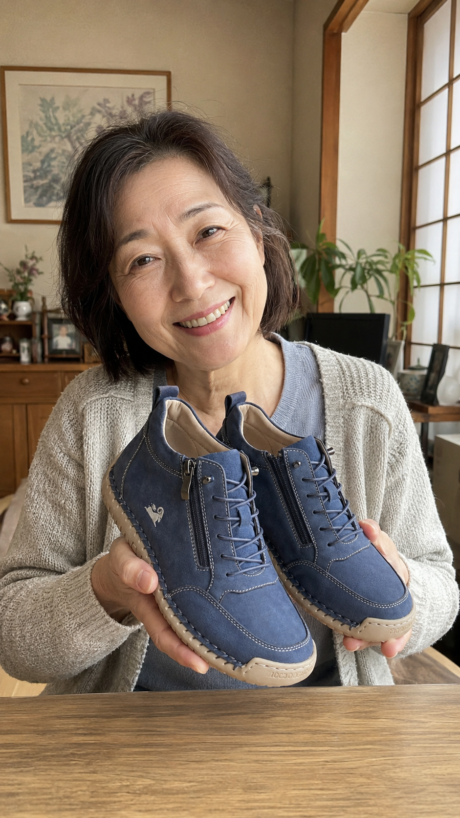 お客様によるシューズの着用写真