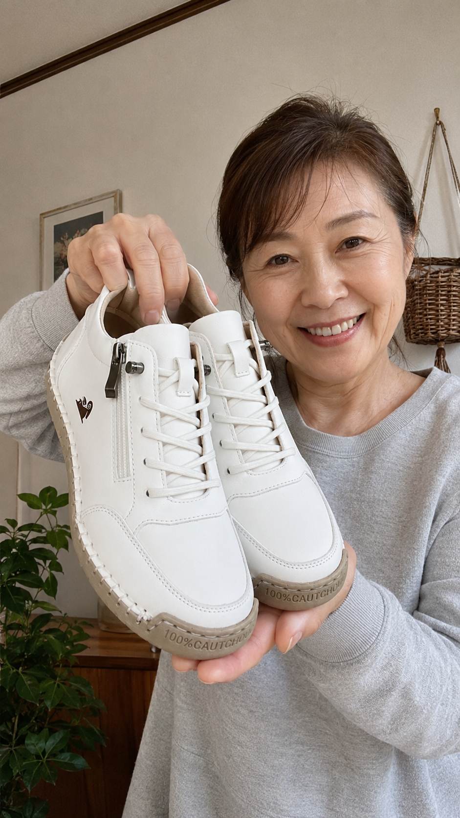 お客様によるシューズの着用写真