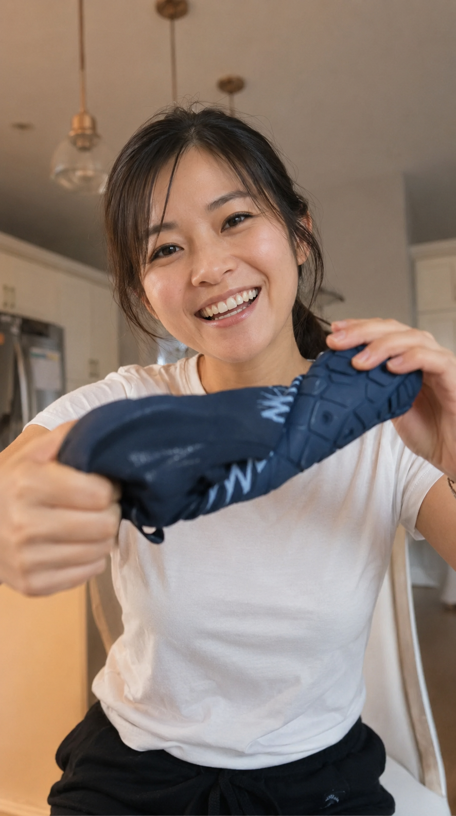 お客様によるシューズの着用写真